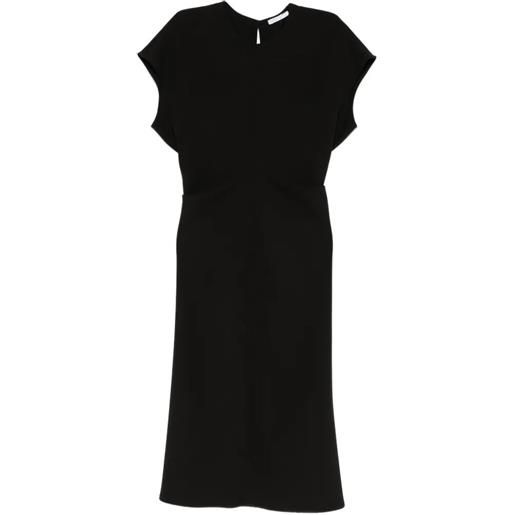 Patrizia Pepe fluid midi dress in twill
