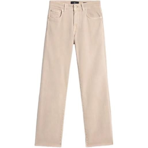 7 For All Mankind calie straight ankle colored left hand ginseng with
