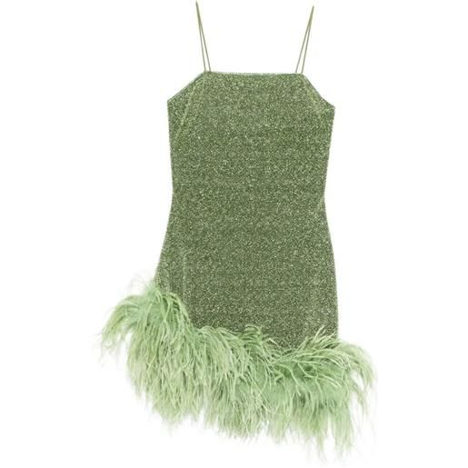 Oséree `lumiere shade plumage` mini dress