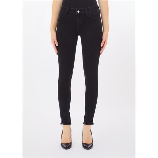 LIUJO liu jo jeans skinny con spacchetto, denim nero