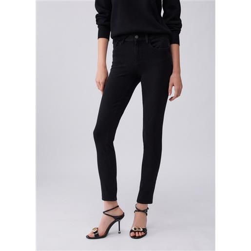 Liu jo jeans skinny amazing fit, denim nero