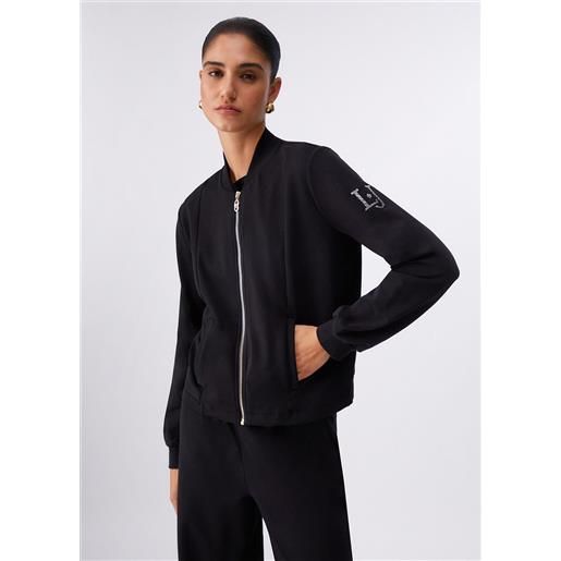Liu jo completo felpa e pantaloni, nero