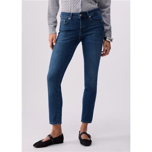 Liu jo jeans skinny, denim blu scuro