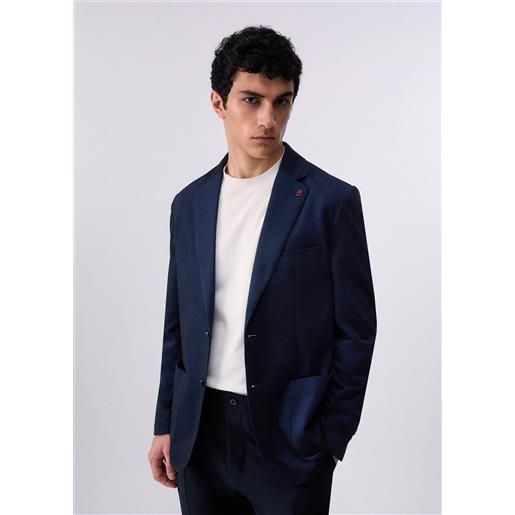 Liu jo giacca elegante in jersey, blu scuro