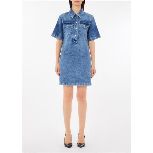 Liu jo abito in denim, denim blu