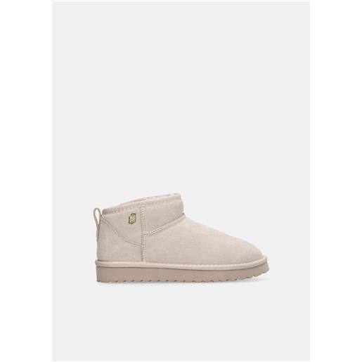 Liu jo stivaletti in suede, sabbia