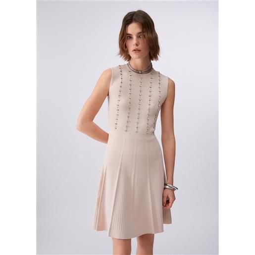 LIUJO liu jo abito corto in maglia, nude
