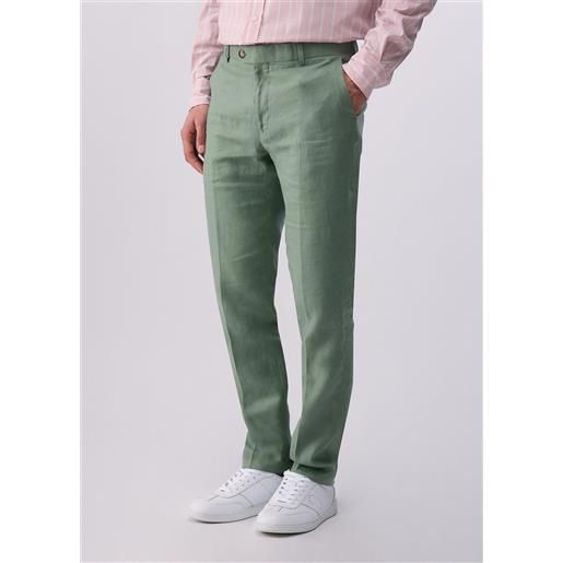 Liu jo pantaloni 100% lino, verde