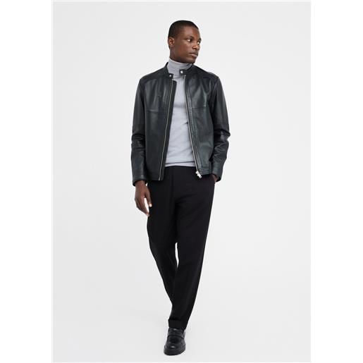 Liu jo pantaloni chino slim fit, nero