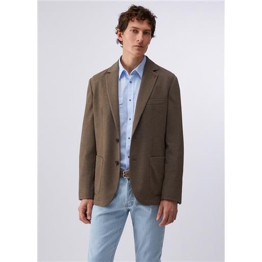 LIUJO liu jo giacca in jersey strutturato, zenzero