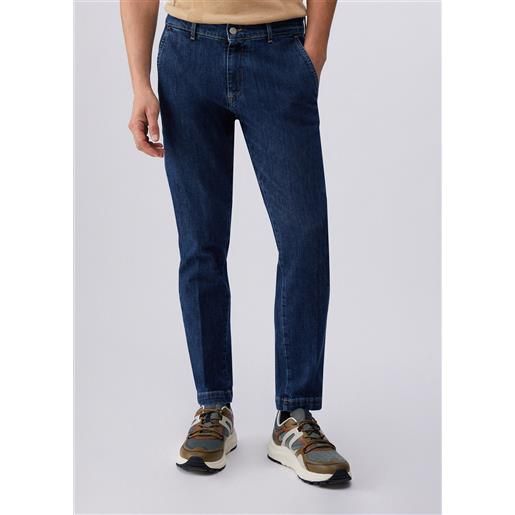 Liu jo chino in denim, denim blu