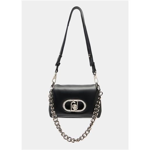 Liu jo borsa lapuffy piccola, nero