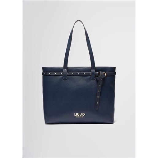 LIUJO liu jo shopping bag media liu jo better, blu