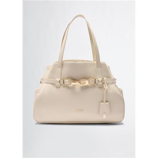 LIUJO liu jo borsa tote grande, panna