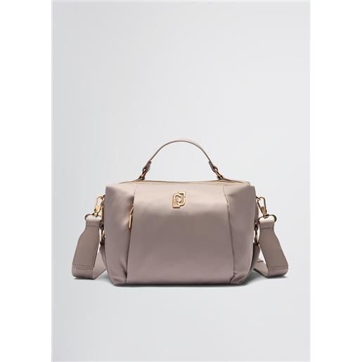 Liu jo borsa satchel piccola, tortora