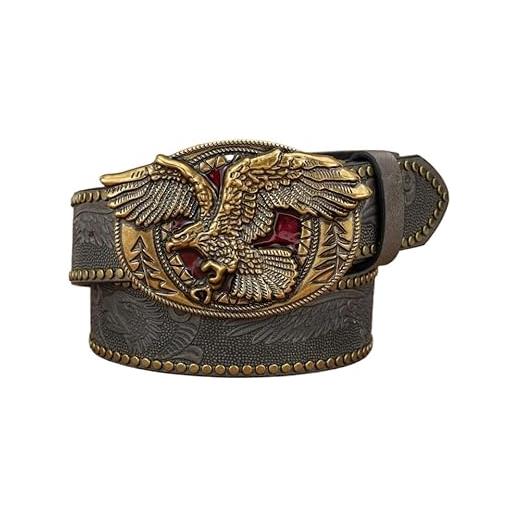 Cintura A Catena Rossa Da Donna In Metallo E Strass - Stile Western Per Abiti, Jeans E Costumi - Lunghezza Regolabile - 2