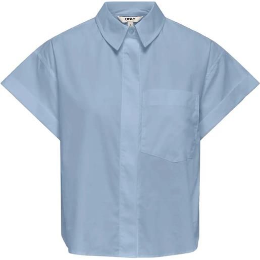 Only camicia onlkeri s/s fold shirt wvn