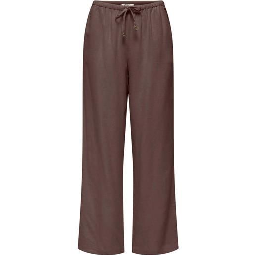 Only pantaloni onlbruxelles straight fit lino