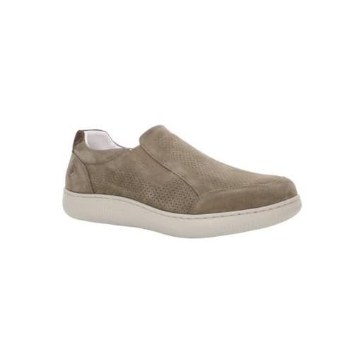 Lumberjack Scarponcino Uomo In Pelle Marrone Con Cerniera - 67401, Taglia 42, Suola Gomma