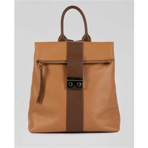 Leather Trend dalia - zaino in pelle cognac , 