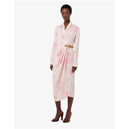 Moschino - abito stampato - rosa