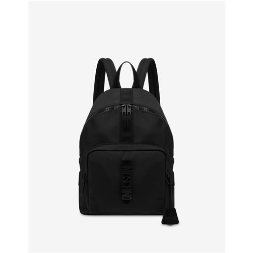 Moschino - zaino in nylon cordura large - nero