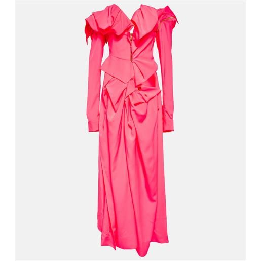 Vivienne Westwood abito lungo bustier drunken ls