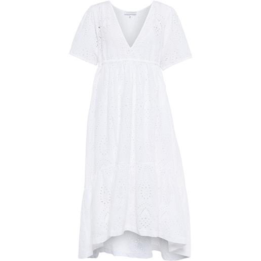 Heidi Klein abito midi in cotone sangallo