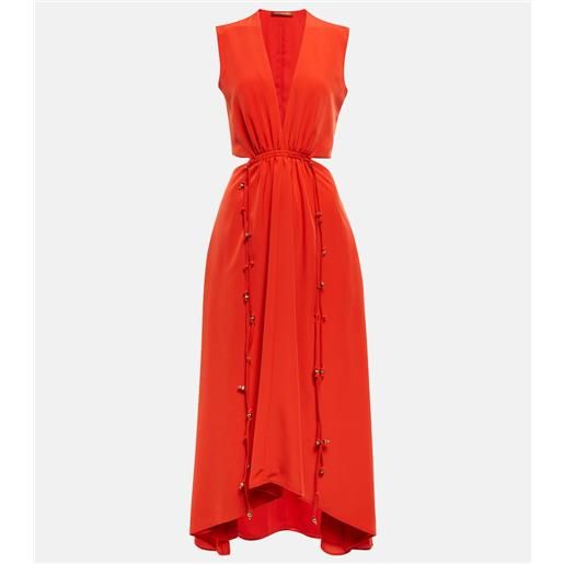 Altuzarra abito midi con cut-out
