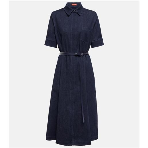 Altuzarra abito midi kieran in denim