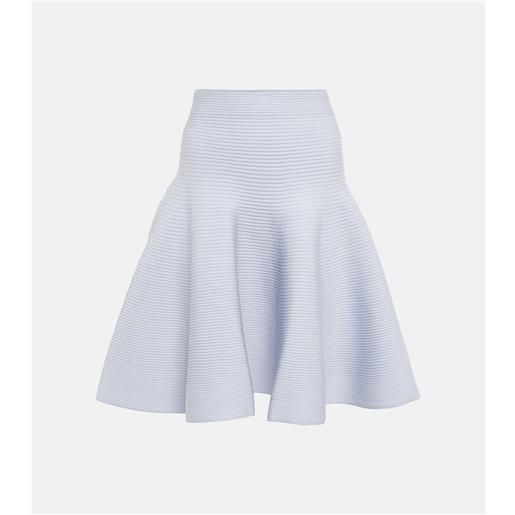 Alaia alaã¯a minigonna in maglia a coste