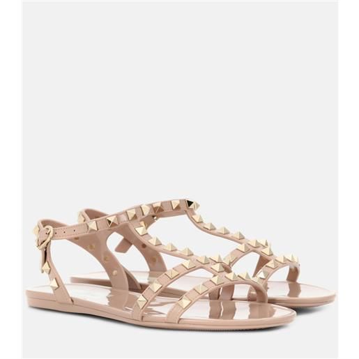 Valentino Garavani sandali rockstud in pvc