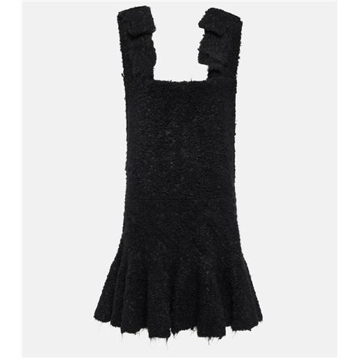 Jil Sander miniabito in misto mohair bouclã©