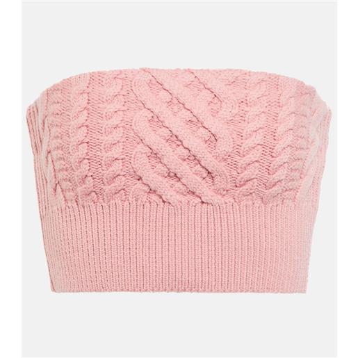 Emilia Wickstead bustier bimba in lana