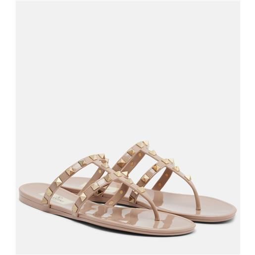 Valentino Garavani sandali rockstud in gomma