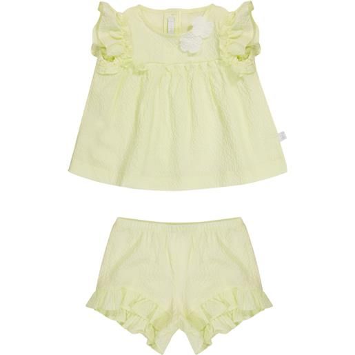 Il Gufo baby - top e shorts in cotone
