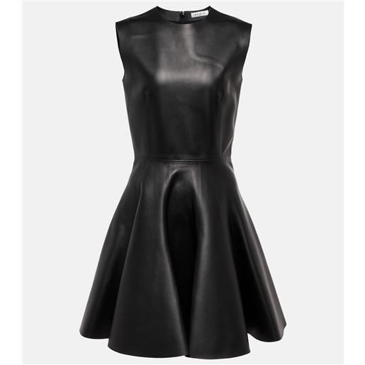 Alaia alaïa miniabito in pelle