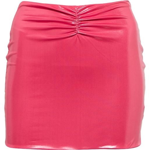Alessandra Rich minigonna metallizzata