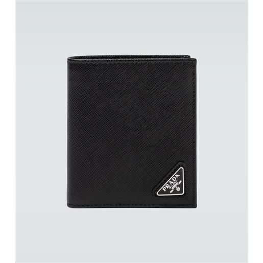 Prada portafoglio in pelle saffiano