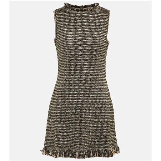 Oscar de la Renta miniabito in tweed