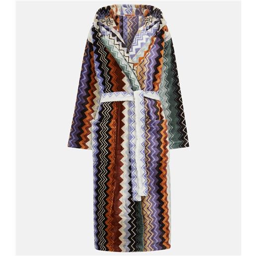 Missoni accappatoio giacomo in spugna di cotone