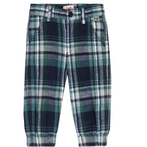 Il Gufo baby - pantaloni in flanella di cotone a quadri
