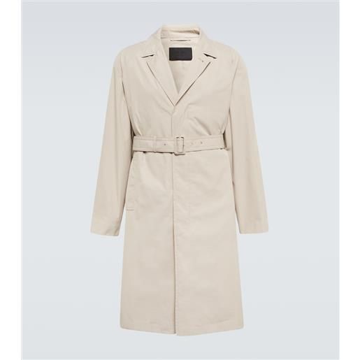 Prada soprabito in canvas di cotone