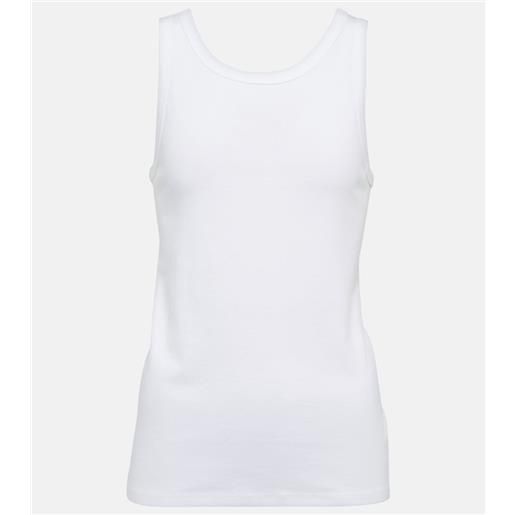The Row top frankie in jersey di cotone