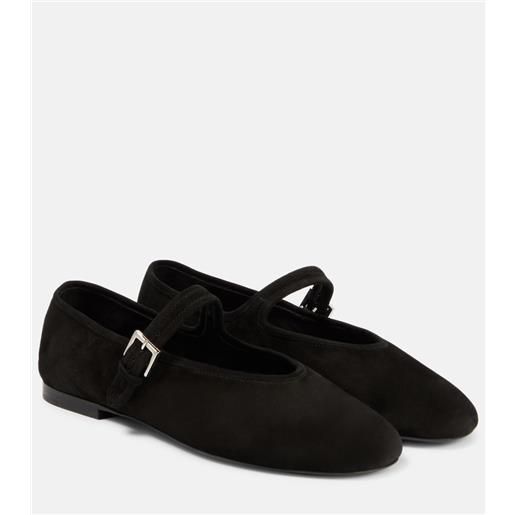 The Row ballerine in suede