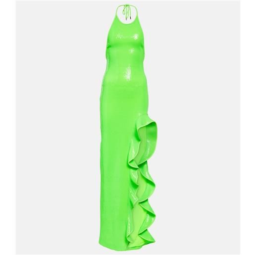 David Koma abito lungo con paillettes