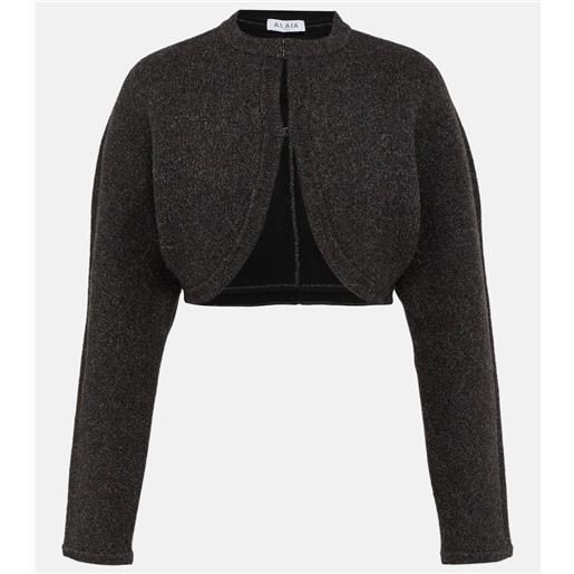 Alaia alaã¯a coprispalle in misto lana