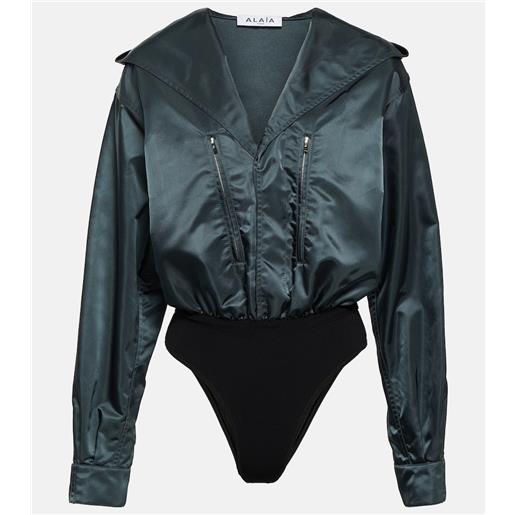 Alaia alaã¯a body con cappuccio