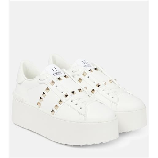 Valentino Garavani sneakers rockstud untitled con platform