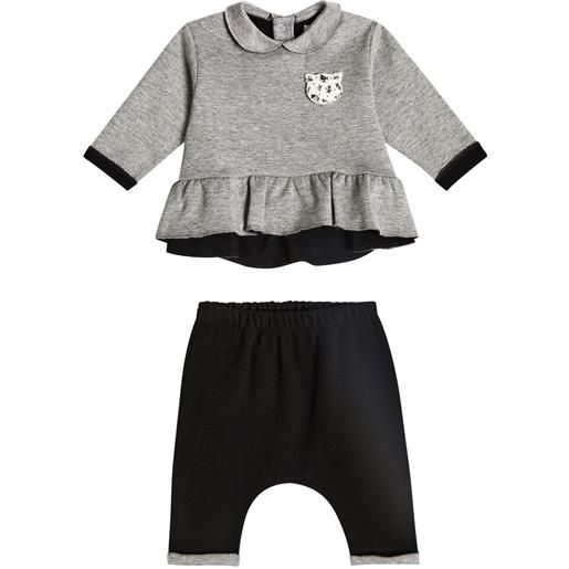 Il Gufo baby - set di top e leggings in cotone